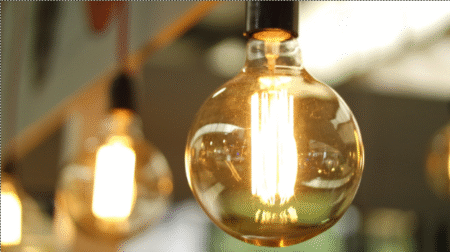 Picture of energy-saving light bulbs