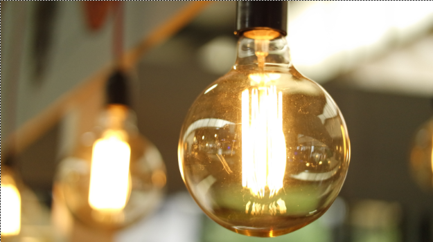 Picture of energy-saving light bulbs
